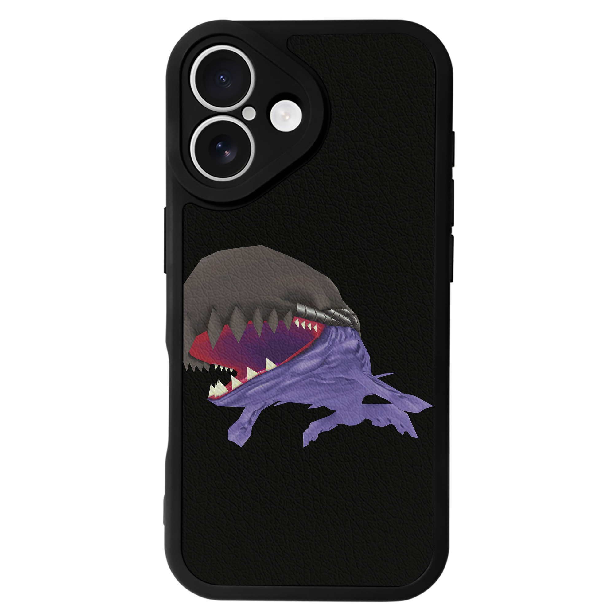 （画像用） Digimon デジタルモンスター/デジモン 【iPhone 16シリーズ対応】シリコンスマホケース（レザー調） 材質：シリコン